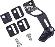 IOIUSKKU Aluminum Alloy Chain Guard Frame Protector for Bike Single Speed Reliable and Sturdy, Black, Type 3