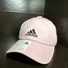 Adidas Hat Cap Strapbac Pink Black Adjustable Embroidered Adult Climalite