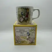Wedgwood England Beatrix Potter Peter Rabbit & Jemima Puddle Duck Cup Mug 1987