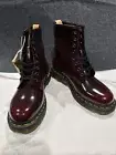 Doc Martens 1460 Brand New With Box Vegan Cherry Red Boots Womens Sizes