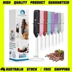 Powerful Milk Frother Handheld Mixer – Coffee, Latte, Matcha Foam Maker