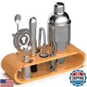 Cocktail Mixer Shaker Set Bartender Kit Set with 10 Bartending/Mixologist Too