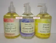 Trader Joe's Hand Soap 3 Flavors Combo: Lavender, Pink Pomelo and Lemon Combo