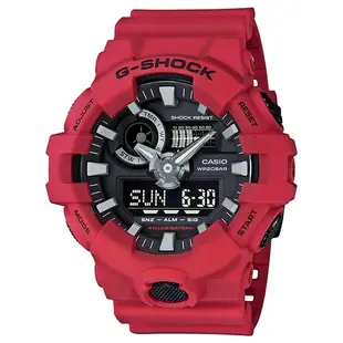 CASIO卡西歐G-SHOCK超人氣大錶徑推出亮彩新色設計採用多層次錶盤設計搶紅X黑為主GA-700
