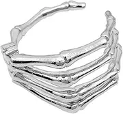 [Generic] Devil Claw Bracelet Punk Retro Skull Skeleton Bangle Open Bone Arm Cuff Halloween Costume Accessory for Women Girls