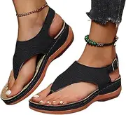 Fashion Orthotic Sandals - Solid Color Beach Sandals - Sandals Women for Arch Support Function Pewell