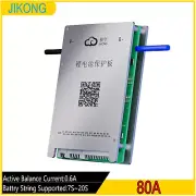 JIKONG Smart BMS 7-20S 80A 0.6A Active Balance LiFePO4 LTO Li-ion witn BT RS485
