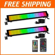 Aluminum 48W RGB Wall Washer Light Bar - Outdoor Rated with Smart Control