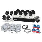 Swann NVR16-8580 16CH 4K 2TB HDD 12 x 4K 8MP Cameras SONVK-1686812FBD RRP $3999