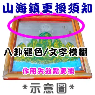 【吉祥開運坊】諺鴻坊山海鎮【鎮宅 化煞 耐用鋁框 神號筆乾坤太極圖 大型 乾坤太極八卦圖 】開光 擇日