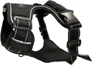 DROVERS Dog and Co Easy on and Off No Pull Dog Harness - Extra Soft Padding on Chest Plate- Reflective Dog Harness with Easy Control Handle for All Breeds. Medium