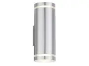 Sentry 2 Light 11W Fluorescent Up/ Down Wall Bracket In Stainless Steel,Lighting,Beacon Lighting