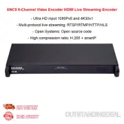 ENC9 9-CH Video Encoder Live Streaming Encoder Supports RTSP/RTMP/HTTP/HLS/UDP