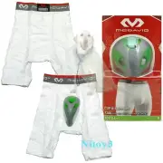 McDavid Double-Layer Compression Sliding Shorts FlexCup Kids-Youth Waist: 24-26