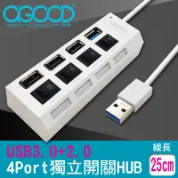 在飛比找蝦皮購物優惠-【A-GOOD】USB3.0+2.0 4port HUB(電