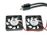 2 x USB C connector Fan 5v 4007 mini slim quiet 7mm gdstime heatsink Type c A36