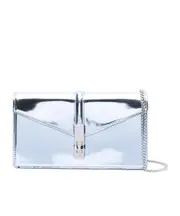 clamshell clutch One size White