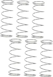 Kisangel 6pcs Spring Button Trumpet Part Replacement Finger Trumpet Spring Fitting Repairing Part for Trumpet Fitting for Trumpet Spring Replacement for Trumpet Silver Stainless Steel