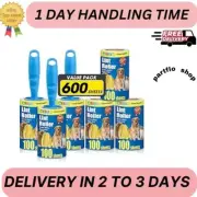 Lint Rollers for Pet Hair Extra Sticky, 600 Sheets Lint Roller with 3 Upgraded H