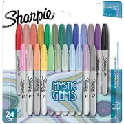 Sharpie Fine Permanent Markers Mystic Gems 24 Pack
