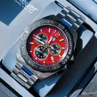 在飛比找Yahoo!奇摩拍賣優惠-TAG HEUER Formula 1 紅色面錶盤 銀色不鏽