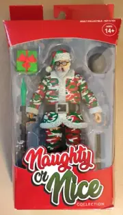 Naughty Or Nice: Sgt. Santa Sargent Figure Toy New Factory Sealed