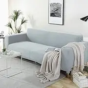 1 2 3 4 5 Seater Sofa Slipcover Luxury Thick Velvet Furniture Protector Solid Color Couch Cover Stretch Recliner Chair Cover (Color : E, Size : 5-seat 290-350cm)