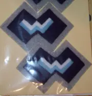 WW2 AUSTRALIAN ARMY COLOUR PATCHES ANY UNIT - PAIR COMPLICATED DESIGN REPRO