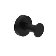 Amelie Round Robe Hook Matte Black BDO2082MB
