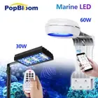 PopBloom 30-50cm Marine Aquarium LED Lighting For Saltwater Coral Reef Fish Tank