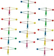 Kisangel 28pcs Mixed Color Plastic Noise Maker Fun Handheld Party Favors for Events Games and Celebrations Compact Design