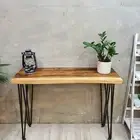 [MANGO TREES] "Crestwood" Console Table Hallway Table Live Edge 100cm