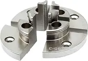 Step Jaw For 4 Inches Scroll Chuck Chrome Plated Wood Lathe Chuck 4-Jaws Self Centering Woodworking Machine Tools Accessories chuck(Step Jaw)