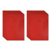 20 Sheets 2mm Glitter Foam Sheet, 11" x 8" A4 Red Sparkle EVA Paper
