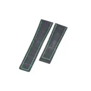 24mm Black Leather Watch Strap For Tag Heuer Carrera