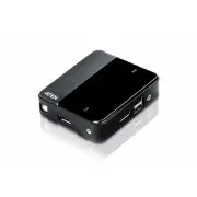 Aten 2 Port USB DisplayPort 4K KVM Switch AU