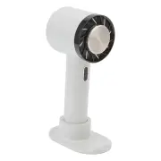 (Grey)Hand Held Cooling Fan Portable USB Rechargeable Small Pocket Fan For Va