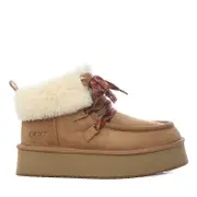 UGG Premium Fluffy-Lace Platform Boots