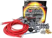 Aeroflow Univ Lead Set Red V8 90Deg Plug Ends Std & Hei Red
