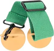 DECOMELODY Adjustable Pet Door Strap Latch Punch Installation for Cats and Durable Door Accessory Easy to Install Fits Walls and Doors