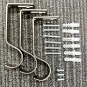 3 Heavy Duty curtain rod brackets -- fit 28mm diameter