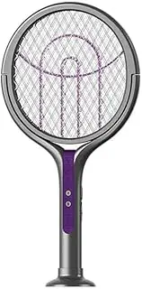 Bug Zapper 4000V Type-C Rechargeable Electric Fly Swatter Killer Detachable Handheld Automatic Tapping Mode Indoor Outdoor Insect(Without Telescopic Rod)