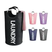 95L Large laundry baskets, Tall Clothes Baskets Folding Washing Bin Foldable ...