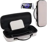 JOYSOG PS5 Portal Case, Portable Hard Protective Case for Playstation Portal Remote Player Cover Case & Handheld Screen Protector, Black, Handbag+ 2*Screen Protector, PS5 Portal Case