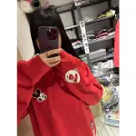 XSPC AAPE 聯名 DISNEY MICKY MOUSE加絨衛衣  米奇小頭 紅 黑 XXL現貨