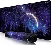 Excovip XXL Mouse Pad 900 x 400 x 2 mm Extra Large Gaming Mouse and Keyboard Mat with Anti-Slip Rubber Base,Soft Smooth Surface Desk Pad with Designs for Office and Gamers 8558