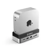 Orico MiniDock Vertical Mac Mini 4 Dock Stand with builit in 1TB SSD - ( Dock Stand Only , Mac Mini not incluede ) [ORICO-VSP10-1T-SV-EP]