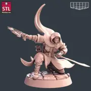 Rogue - The Assassin Miniature Assassin Figurine for Ttrpg's Like D & D 5e