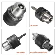 Heavy Duty Drill Chuck 1.5 - 13mm 1/2-20 UNF Adapter With Key Change Converter