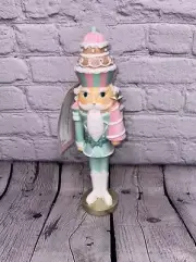 CUPCAKES AND CASHMERE Pastel Sugar Christmas Nutcracker Figurine Holiday Decor